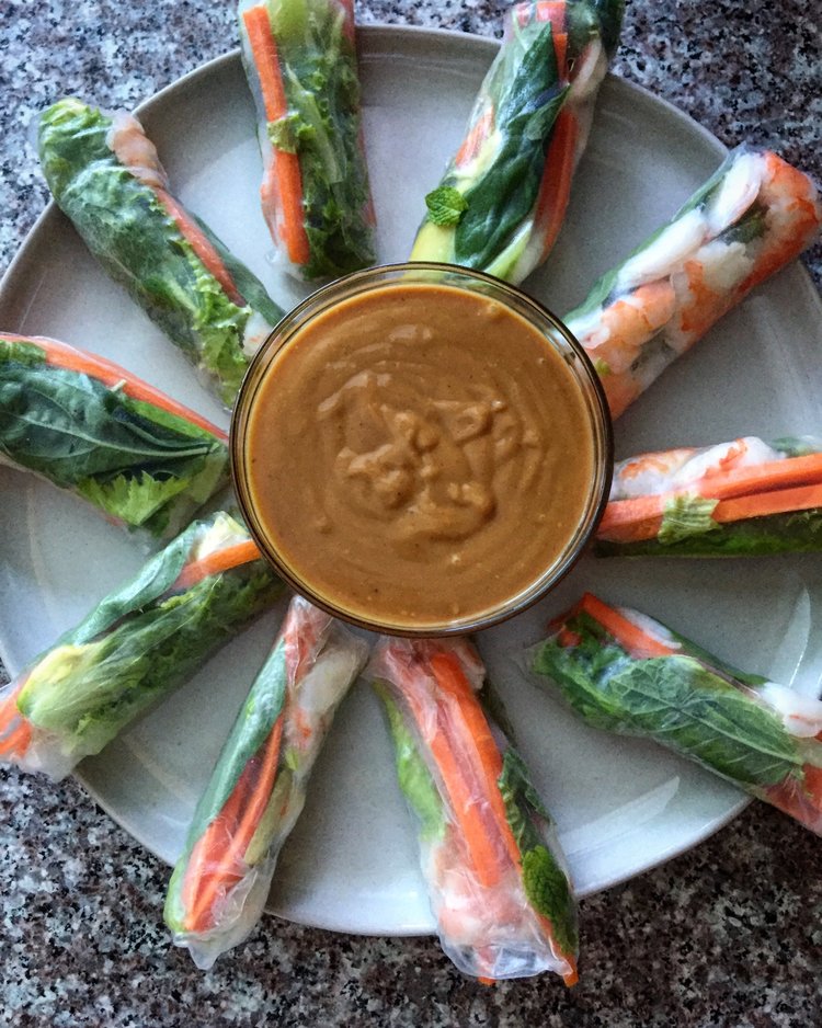 shrimp summer rolls