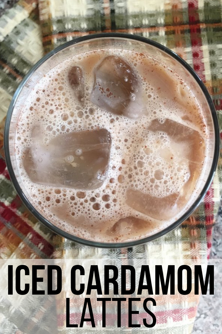 iced latte in a mason jar