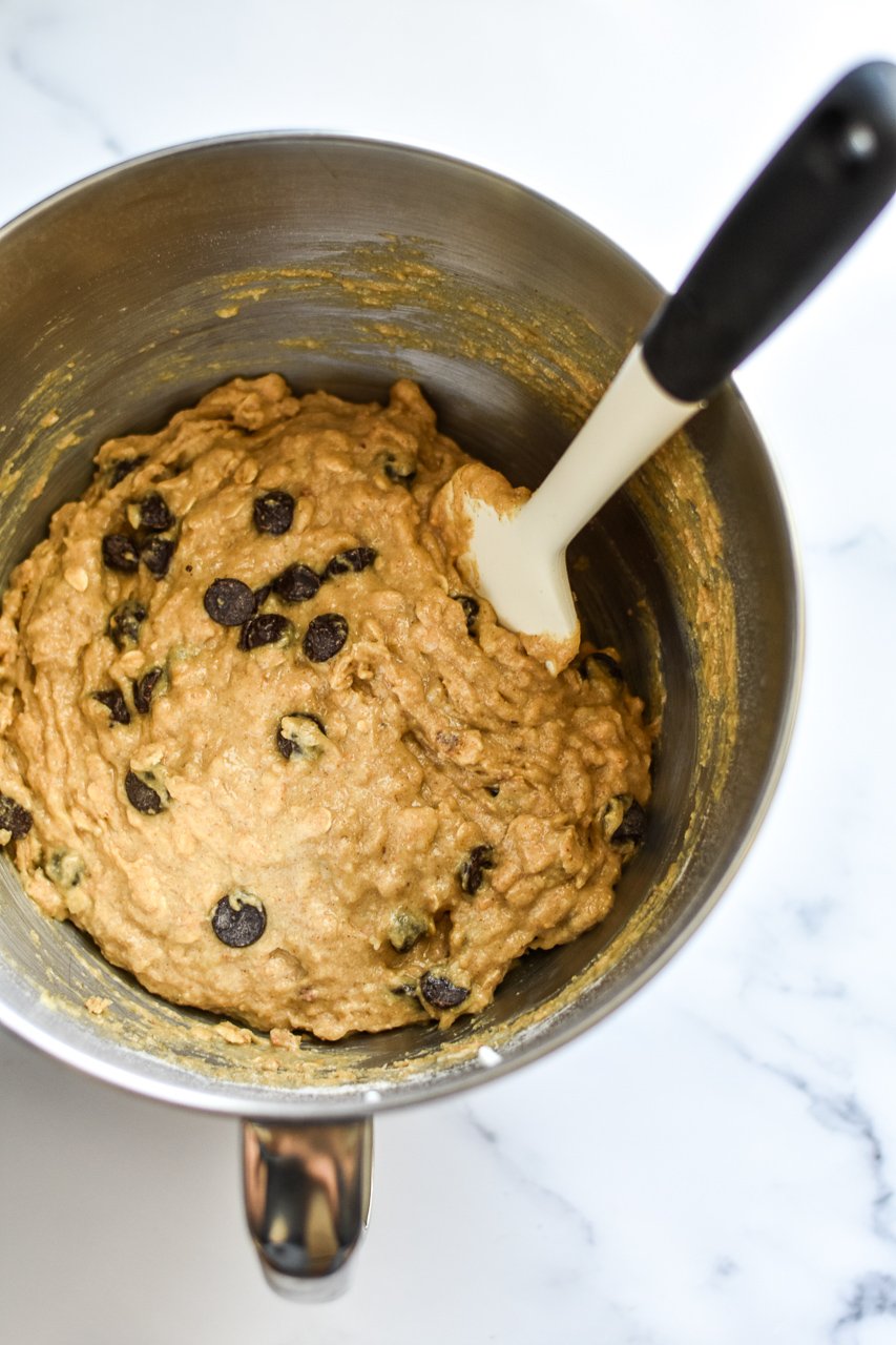 bowl of muffin batter