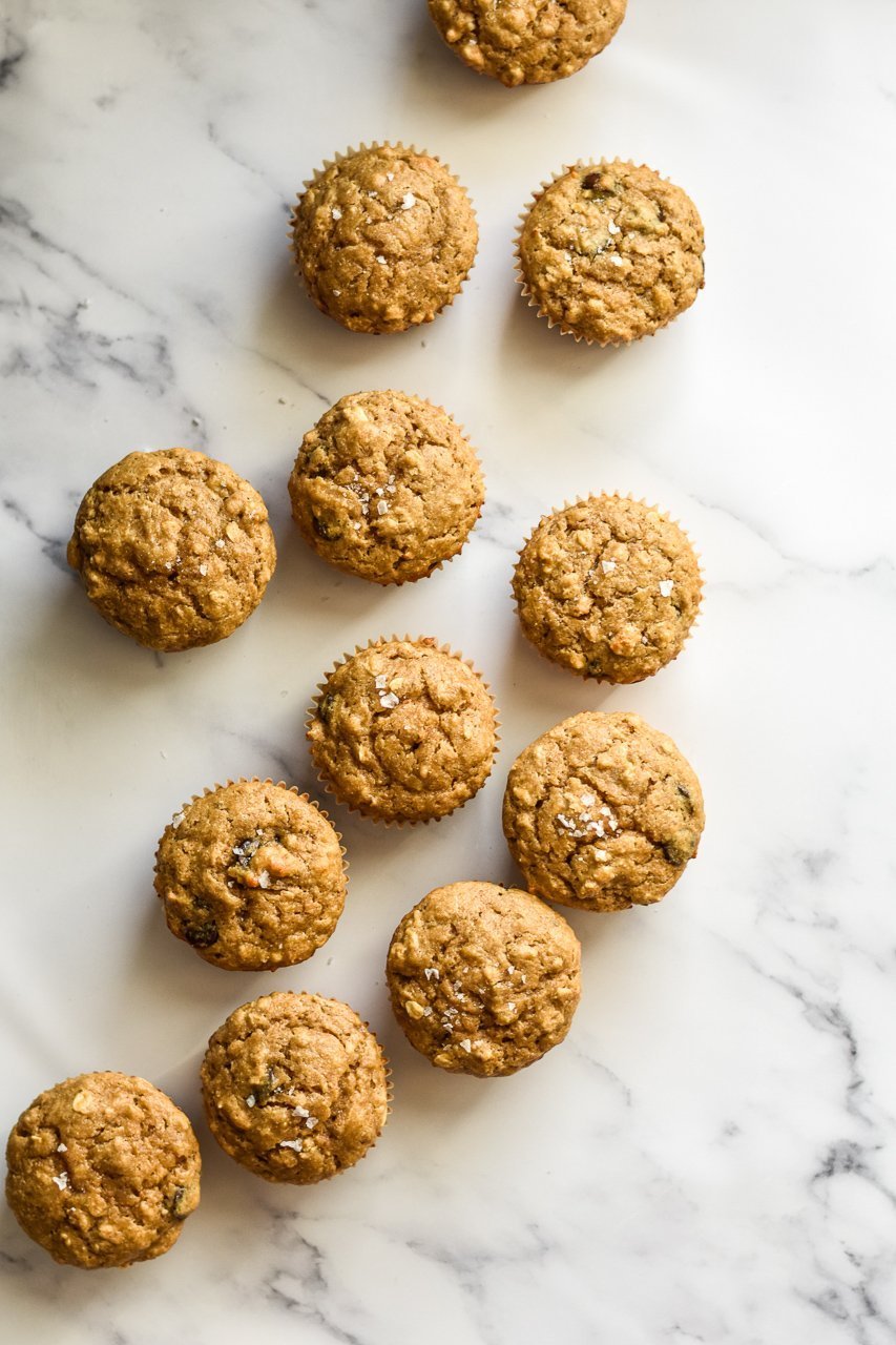 peanut butter banana oatmeal muffins