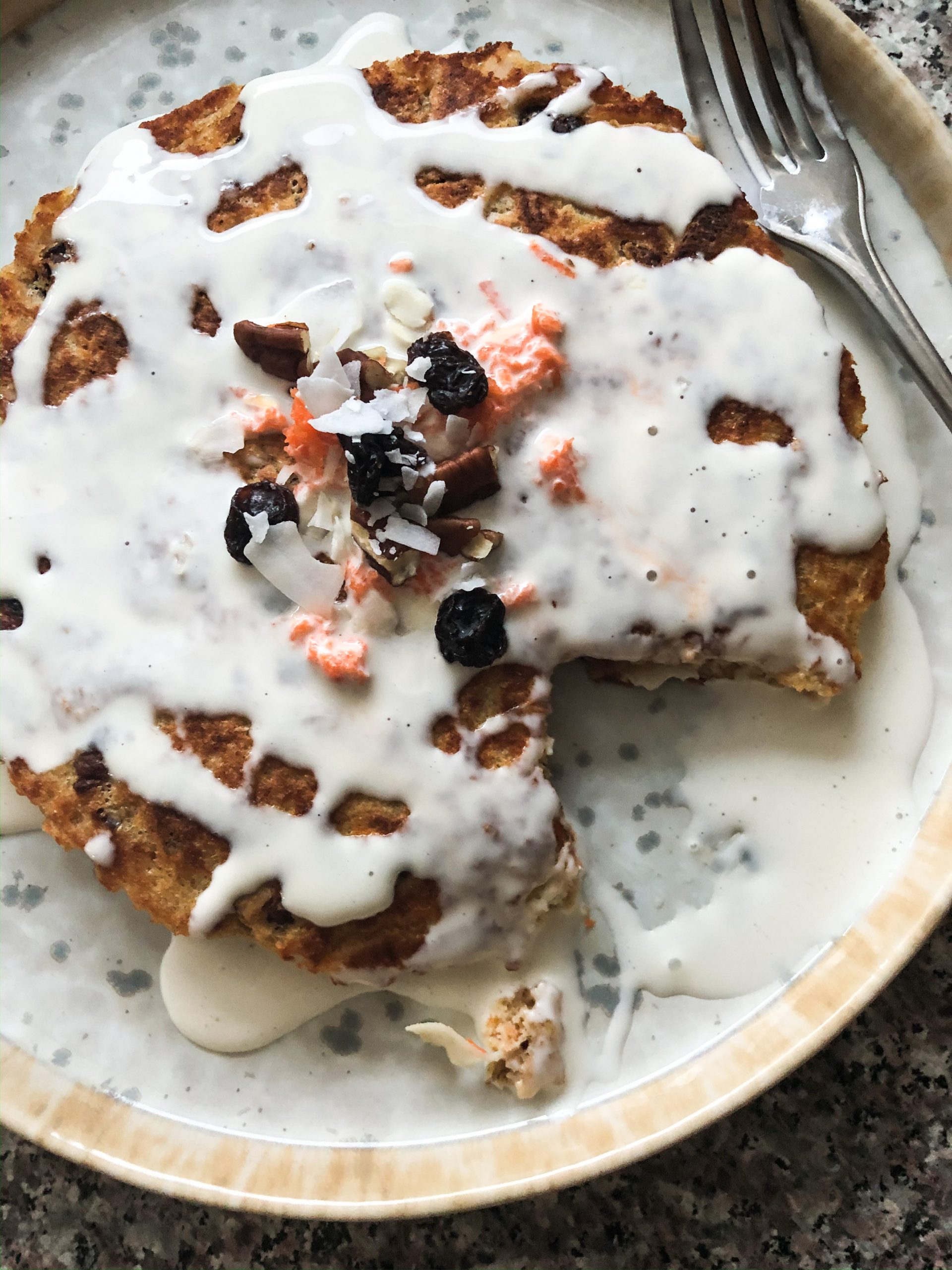 carrot cake pancake