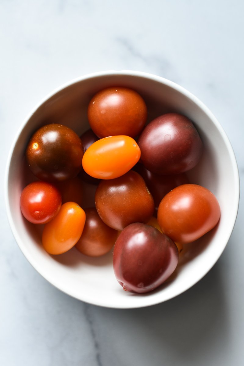 cherry tomatoes in a bowl