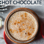 oat milk hot chocolate pin