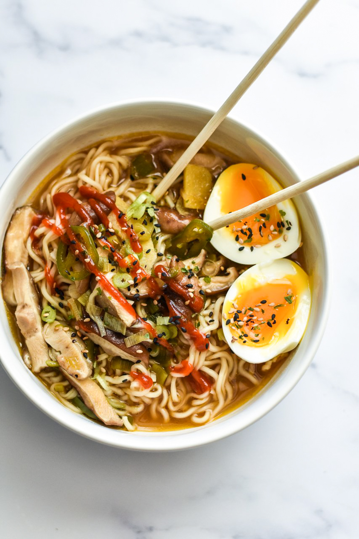 Shortcut Mushroom Ramen Bowls