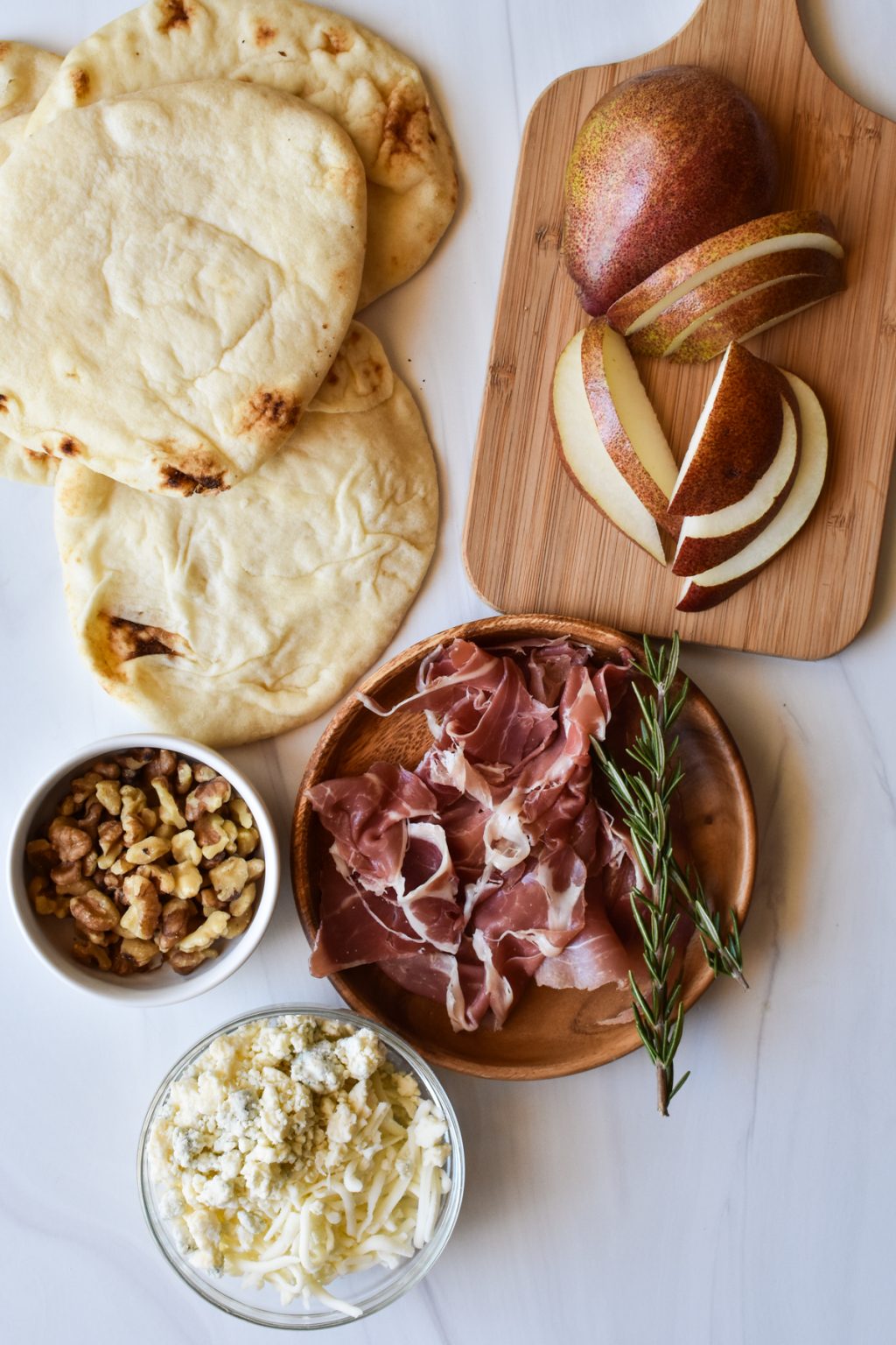 Prosciutto Pear Flatbread Healthyish Appetite