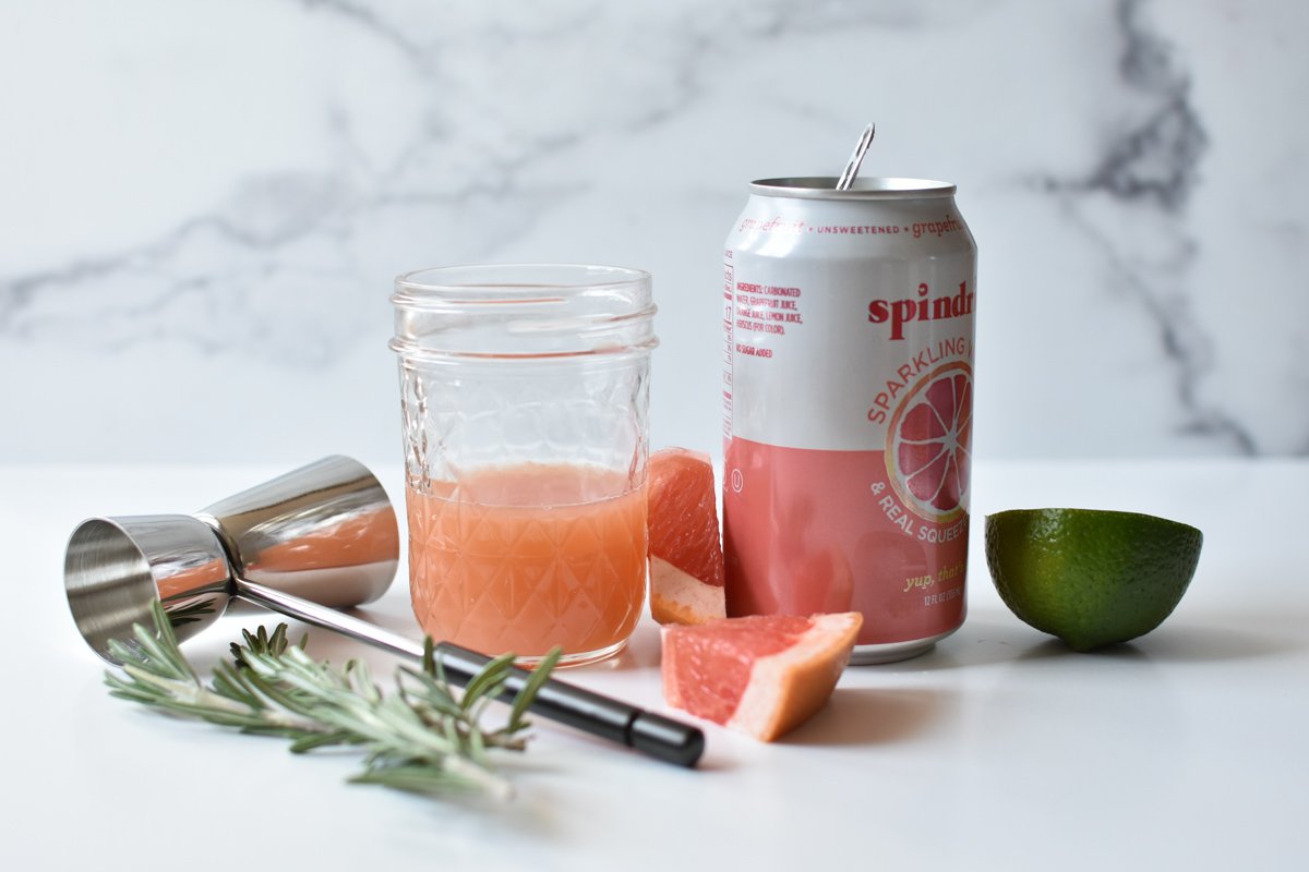 ingredients for grapefruit mocktail