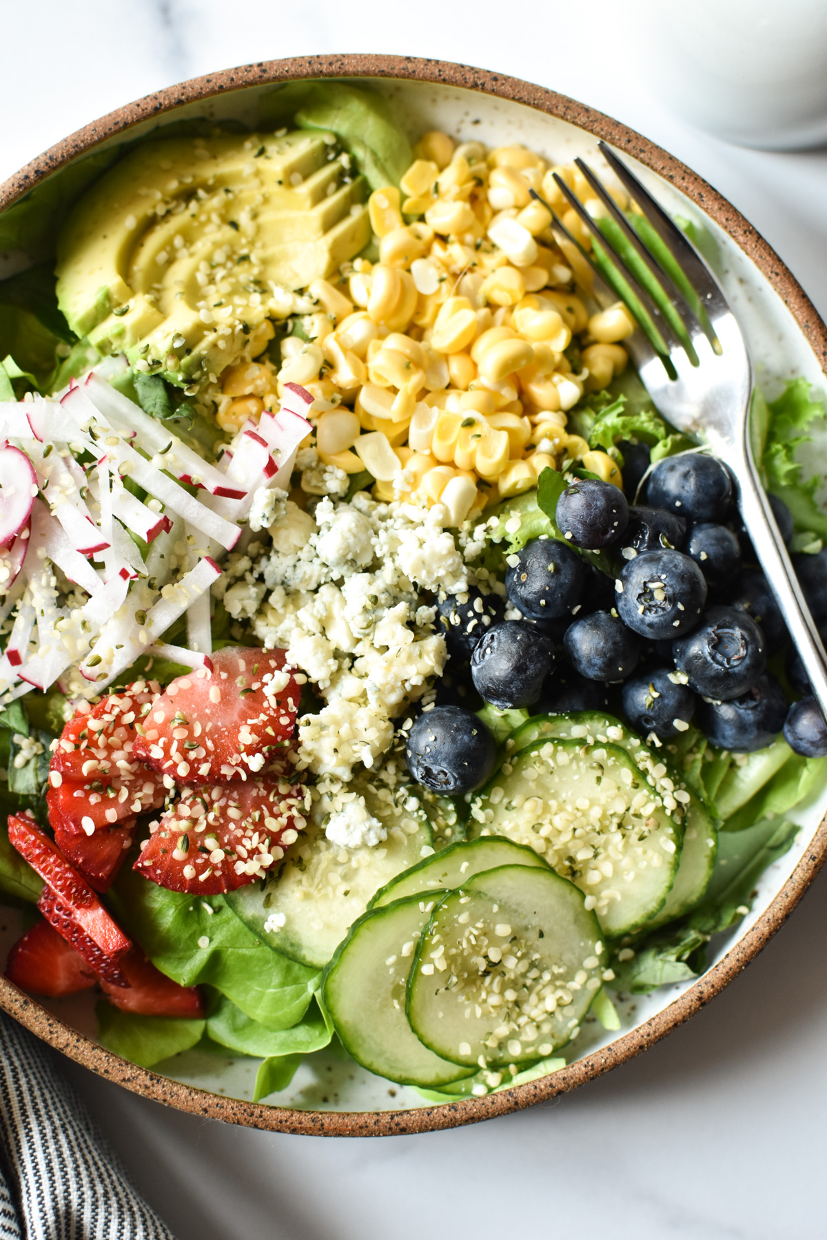 Early Summer Farmer's Market Salad with Cherries, Sugar Snap Peas, and Feta  - Joanne Eats Well With Others