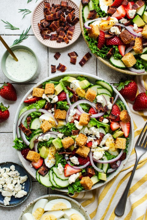 Strawberry Cobb Salad