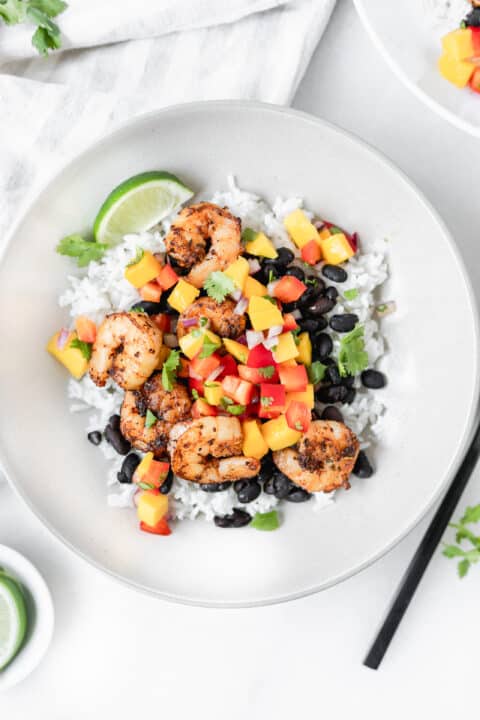 Blackened Shrimp Bowls