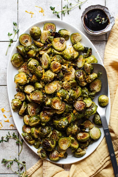 Balsamic Honey Brussels Sprouts