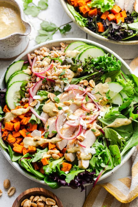 Chicken and Sweet Potato Protein Bowls